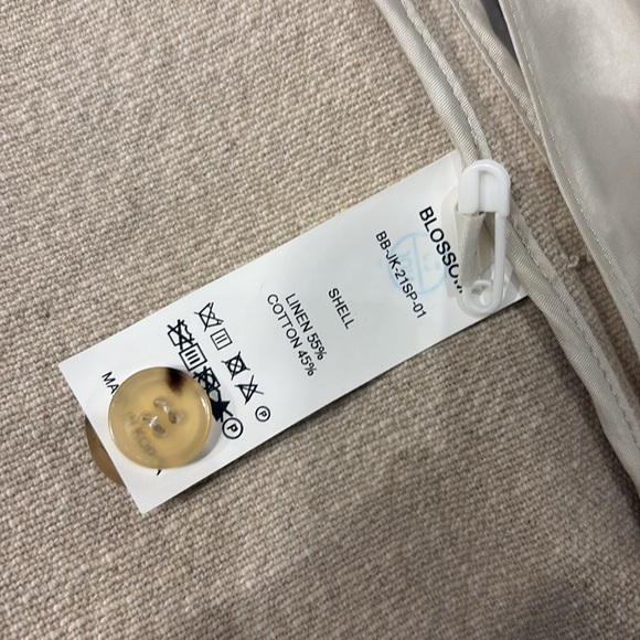 Beige structures women blazer size xs - Picture 5 of 6